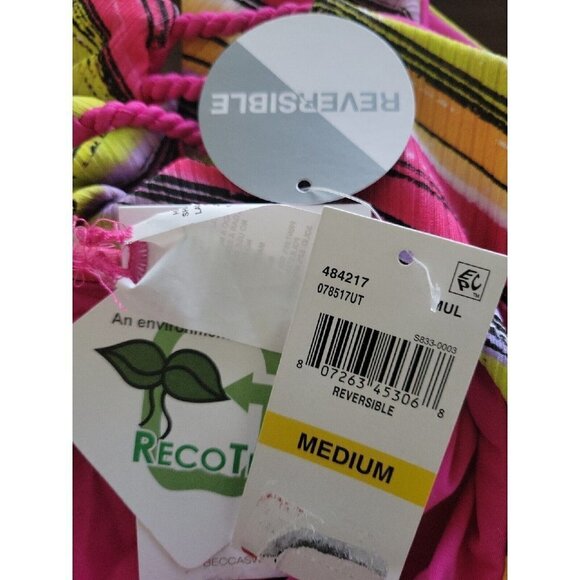 BECCA Virtue Womens Printed Beachwear Swim Bottom. Size Medium.  NWT $68. - Picture 4 of 4